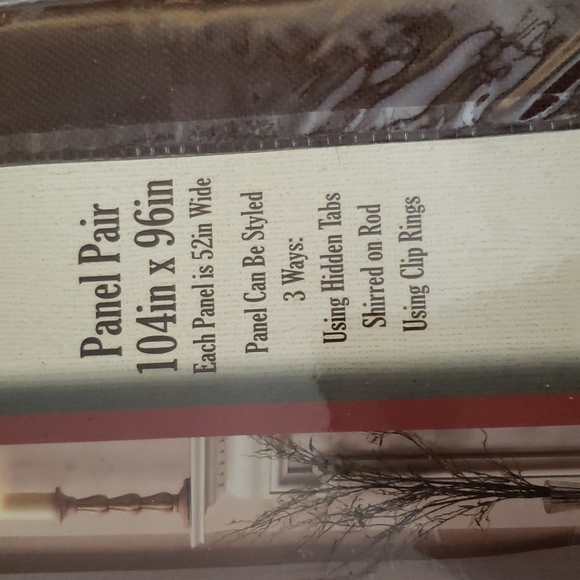 NIP Tradewinds Drapery Pair - Picture 3 of 7